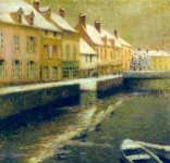 Canal in BrugesWinter